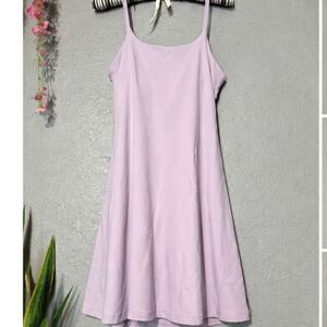 Lilac Lavender Athletic Workout Dress + Matching Shorts Size Small